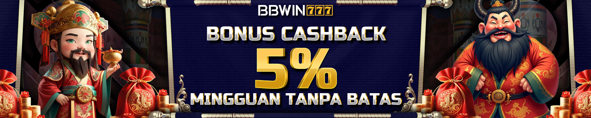 bbwin777  cashback 5% setiap minggu